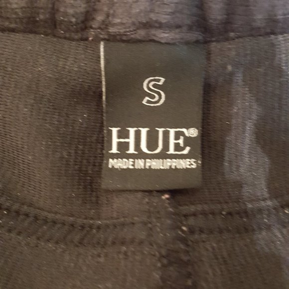HUE Super Soft Corduroy Texture Leggings Dark Gray Size Small - Picture 8 of 9